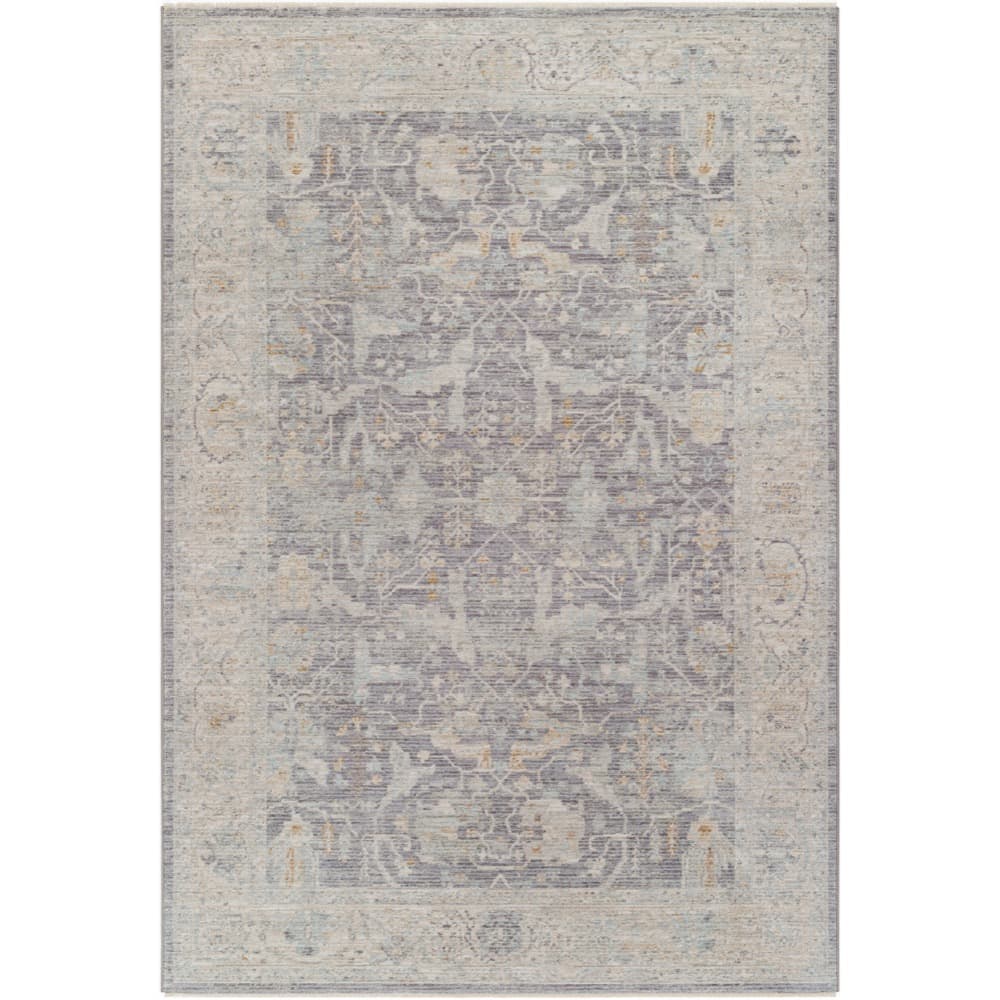 Avant Garde Deep Teal Machine Woven Rug by Livabliss
