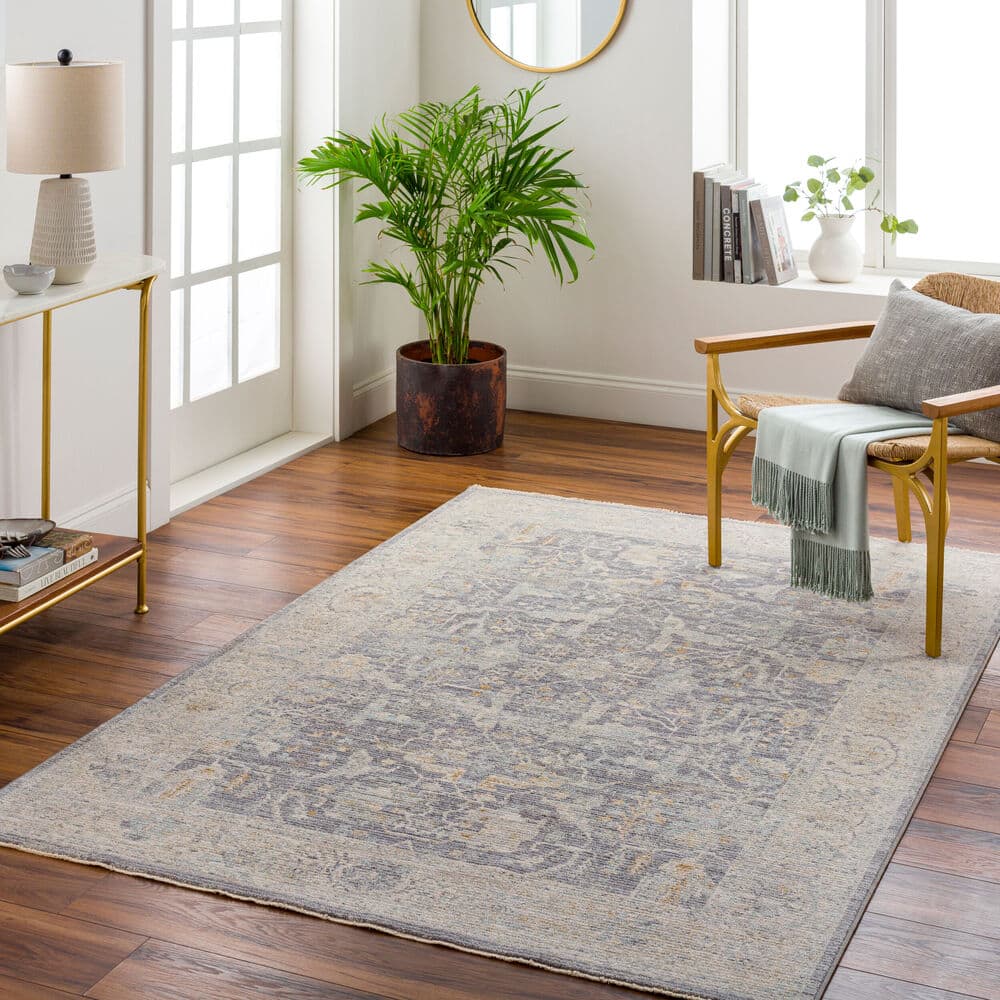 Avant Garde Deep Teal Machine Woven Rug by Livabliss - Image 8