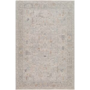 Avant Garde Medium Gray Machine Woven Rug by Livabliss