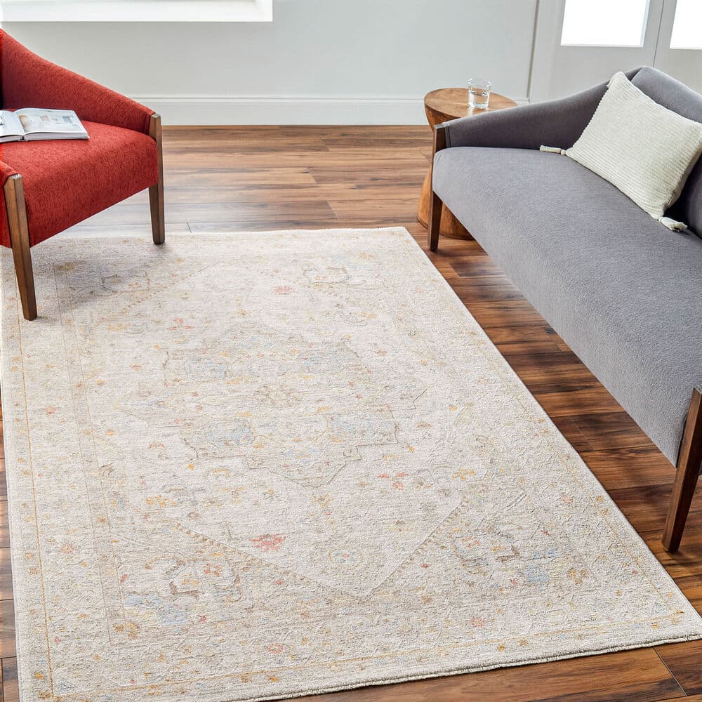 Avant Garde Taupe Machine Woven Rug by Livabliss - Image 2
