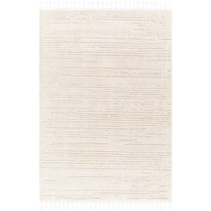 Azilal Ivory Machine Woven Rug by Livabliss