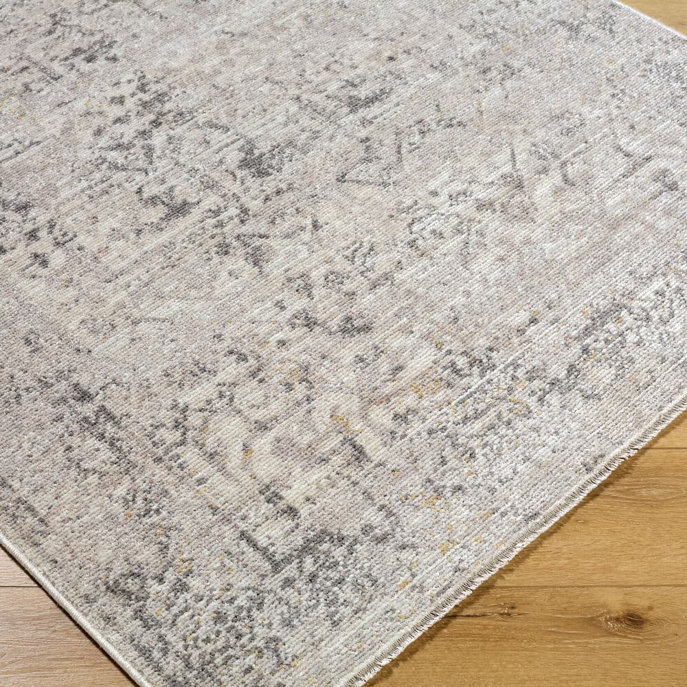 Azhar Pewter Machine Woven Rug by Livabliss - Image 2