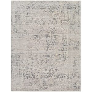 Azhar Pewter Machine Woven Rug by Livabliss