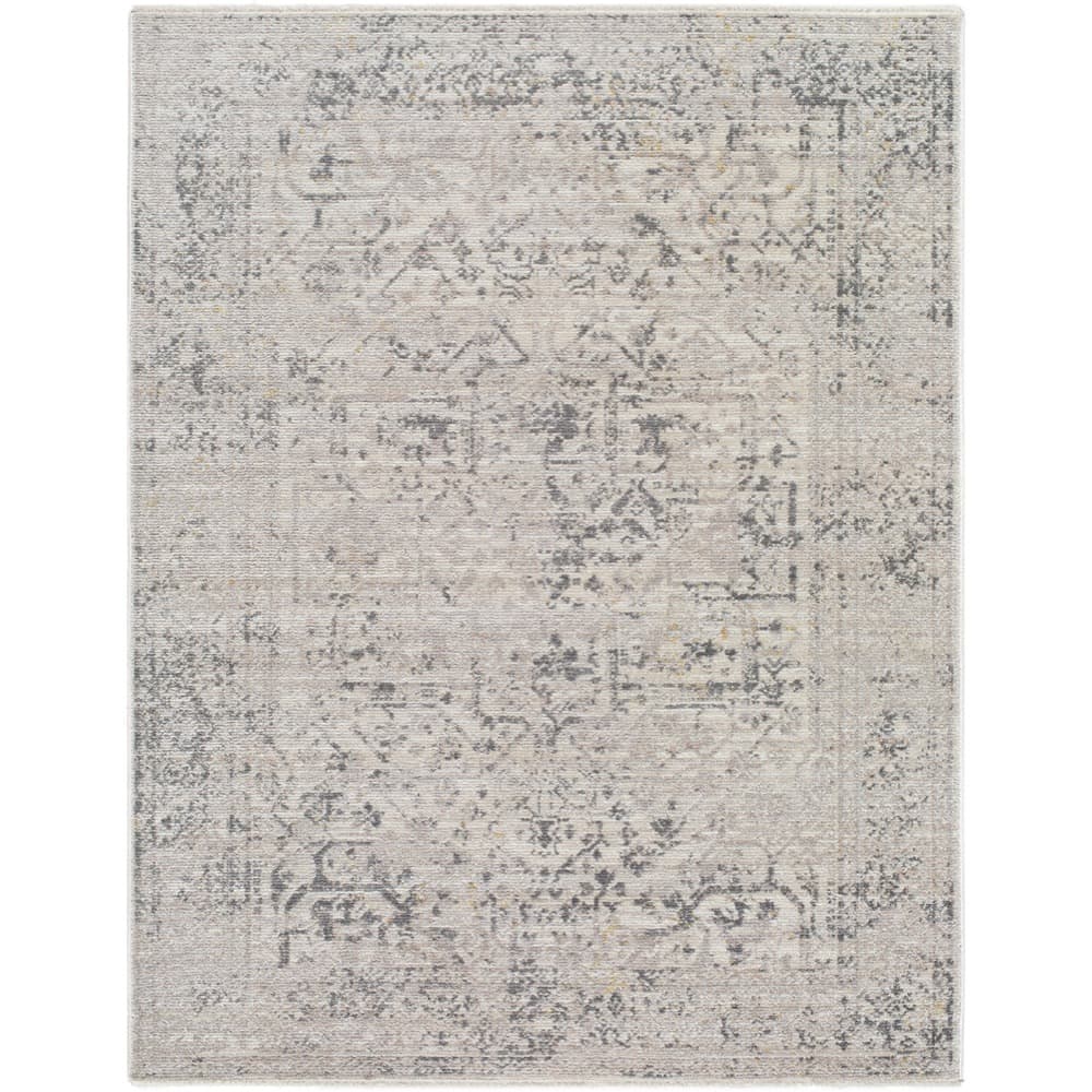 Azhar Pewter Machine Woven Rug by Livabliss