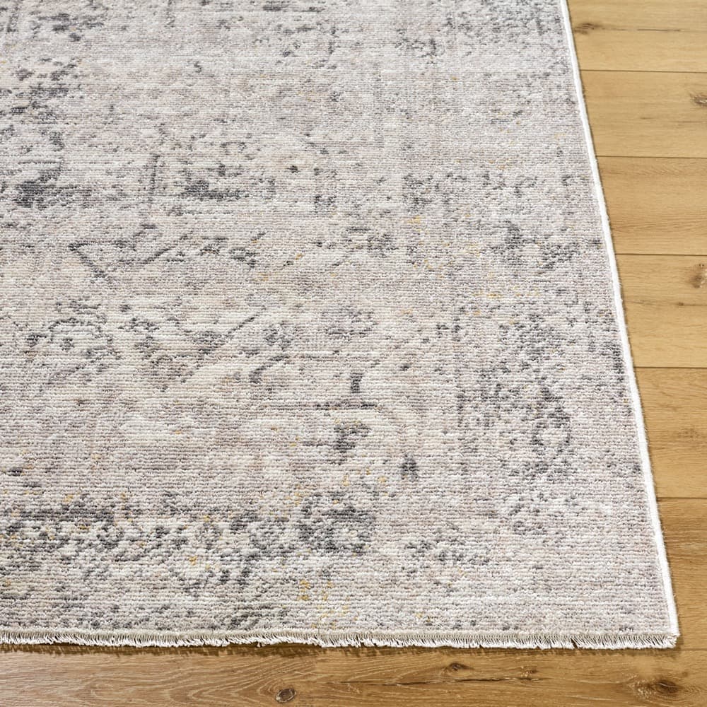 Azhar Pewter Machine Woven Rug by Livabliss - Image 3