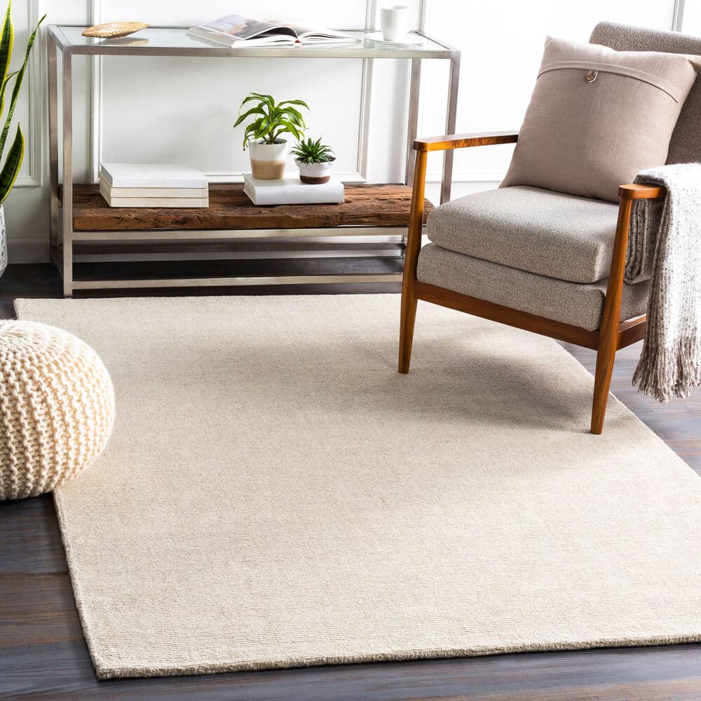 Bari Ivory Handmade Rug by Livabliss - Image 2