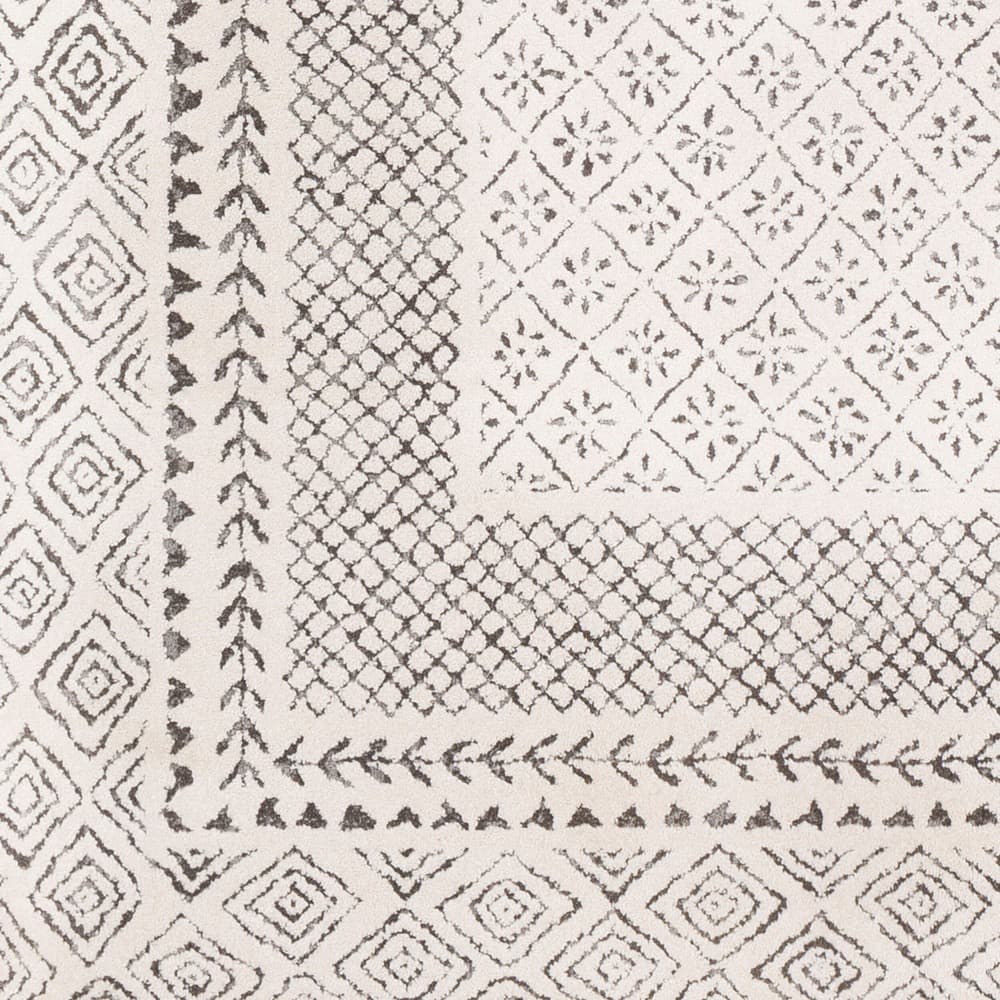 Bahar Gray Machine Woven Rug by Livabliss - Image 4