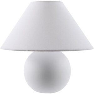 Bajo White Ceramic Table Lamp by Livabliss