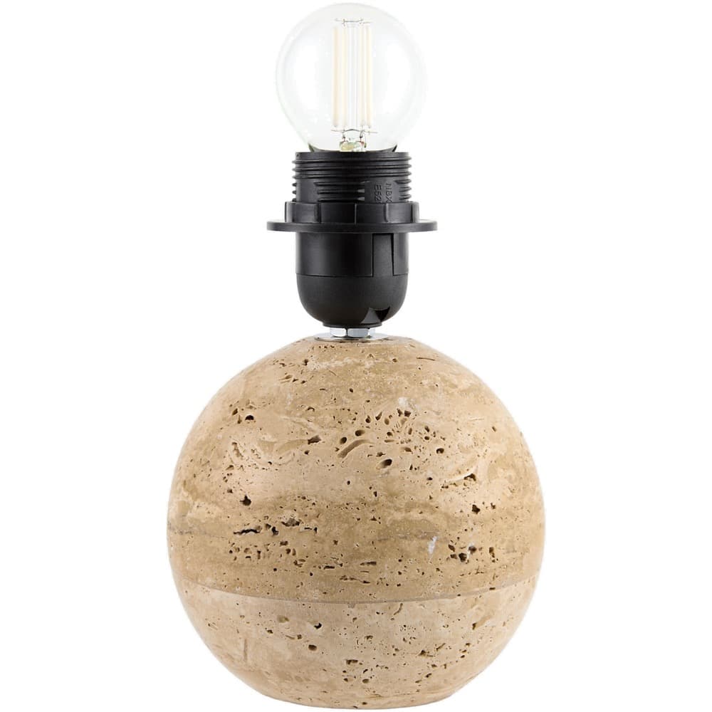 Bajo Brown Travertine Table Lamp by Livabliss - Image 2