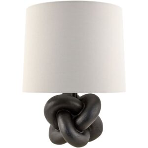 Burkina Black Resin Table Lamp by Livabliss