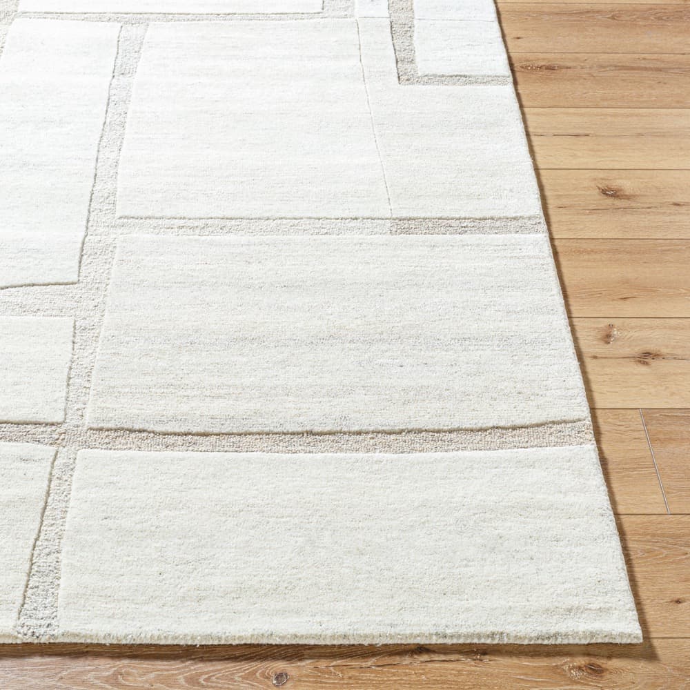 Brook Ivory Handmade Rug by Livabliss - Image 4