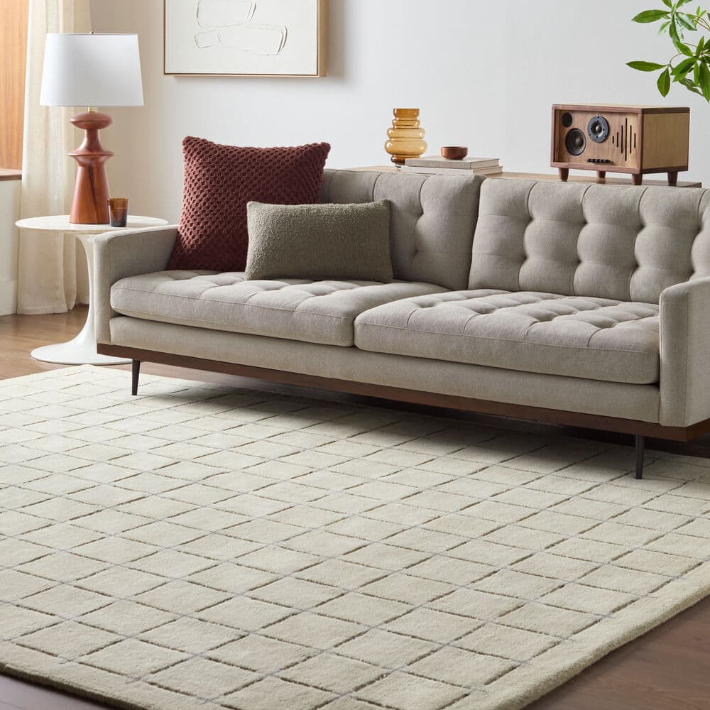 Brook Tan Handmade Rug by Livabliss - Image 2