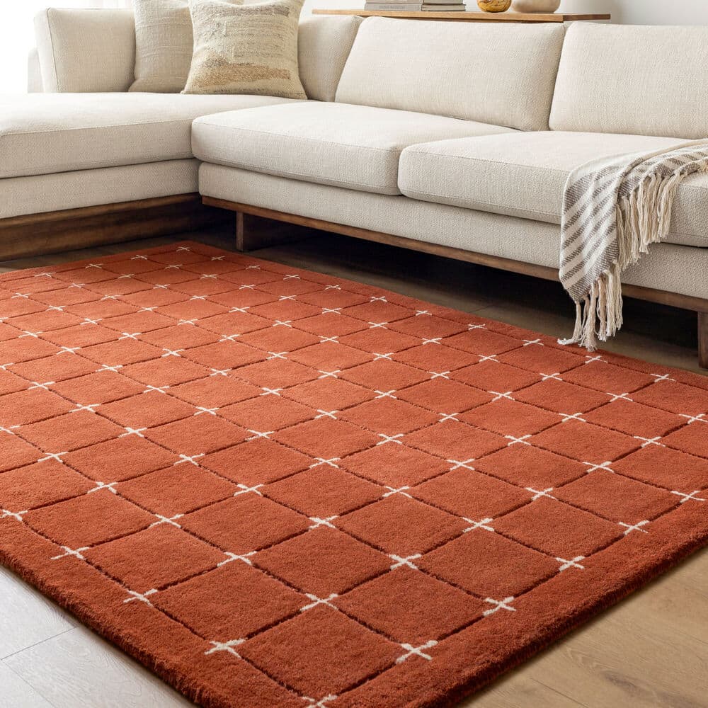 Brook Rust Handmade Rug by Livabliss - Image 5