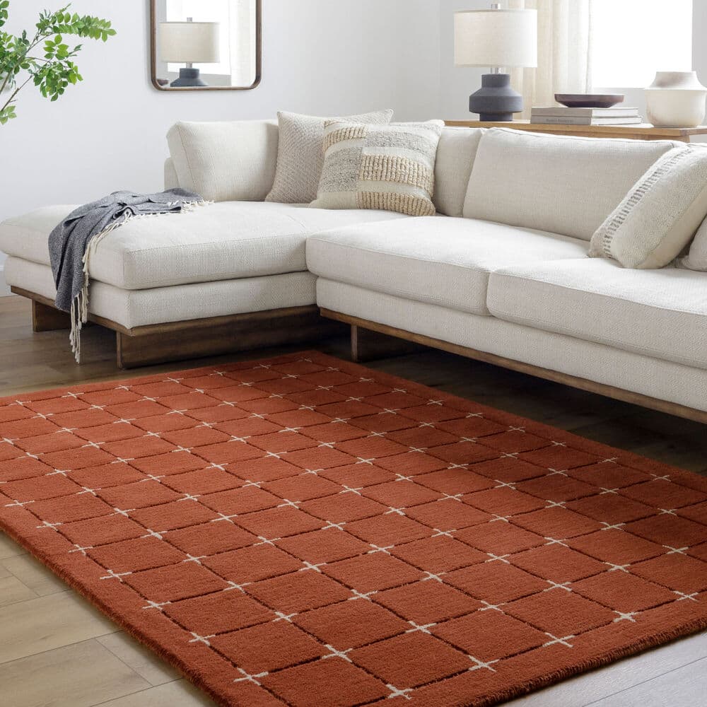 Brook Rust Handmade Rug by Livabliss - Image 2