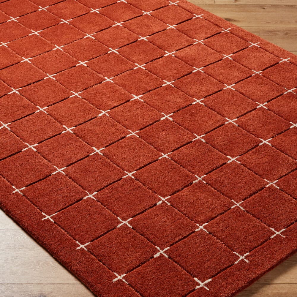 Brook Rust Handmade Rug by Livabliss - Image 3