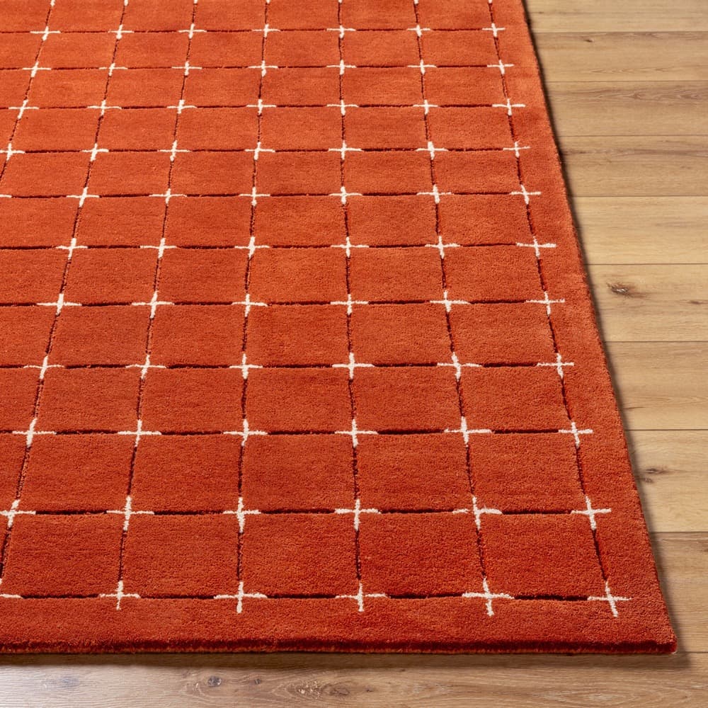 Brook Rust Handmade Rug by Livabliss - Image 4