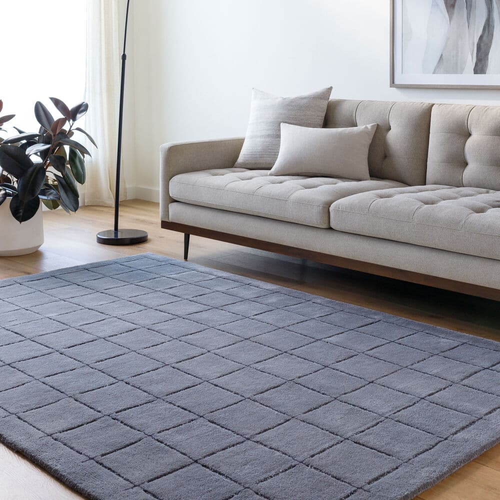 Brook Charcoal Handmade Rug by Livabliss - Image 2