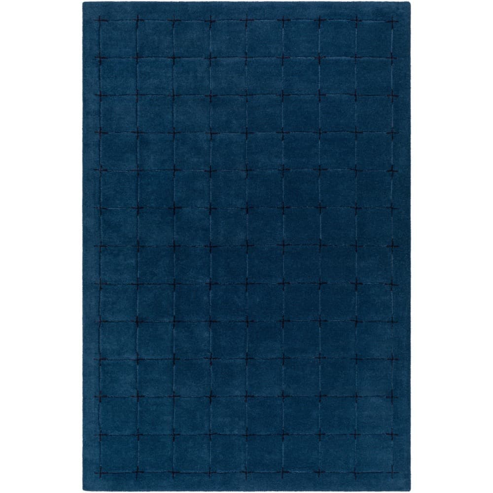 Brook Dark Blue Handmade Rug by Livabliss - Image 5