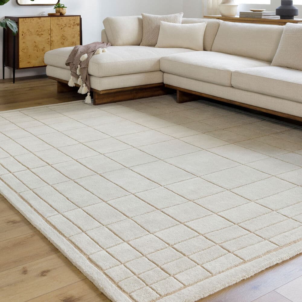 Brook Oatmeal Handmade Rug by Livabliss - Image 2