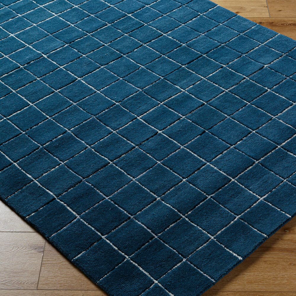 Brook Midnight Blue Handmade Rug by Livabliss - Image 3