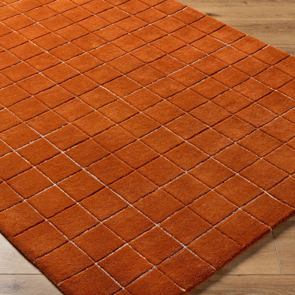 Brook Rust Handmade Rug by Livabliss - Image 3