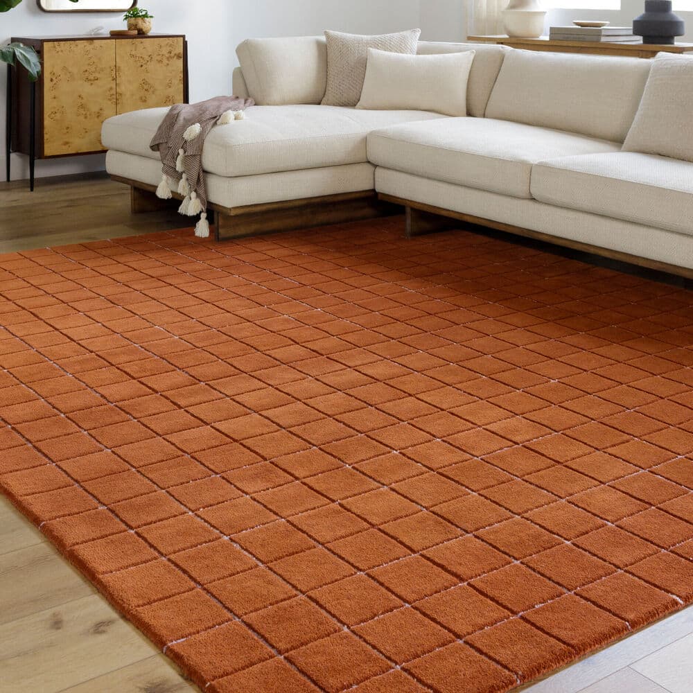 Brook Rust Handmade Rug by Livabliss - Image 2