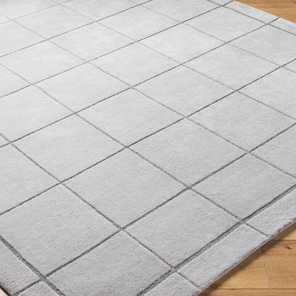 Brook Gray Handmade Rug by Livabliss - Image 3