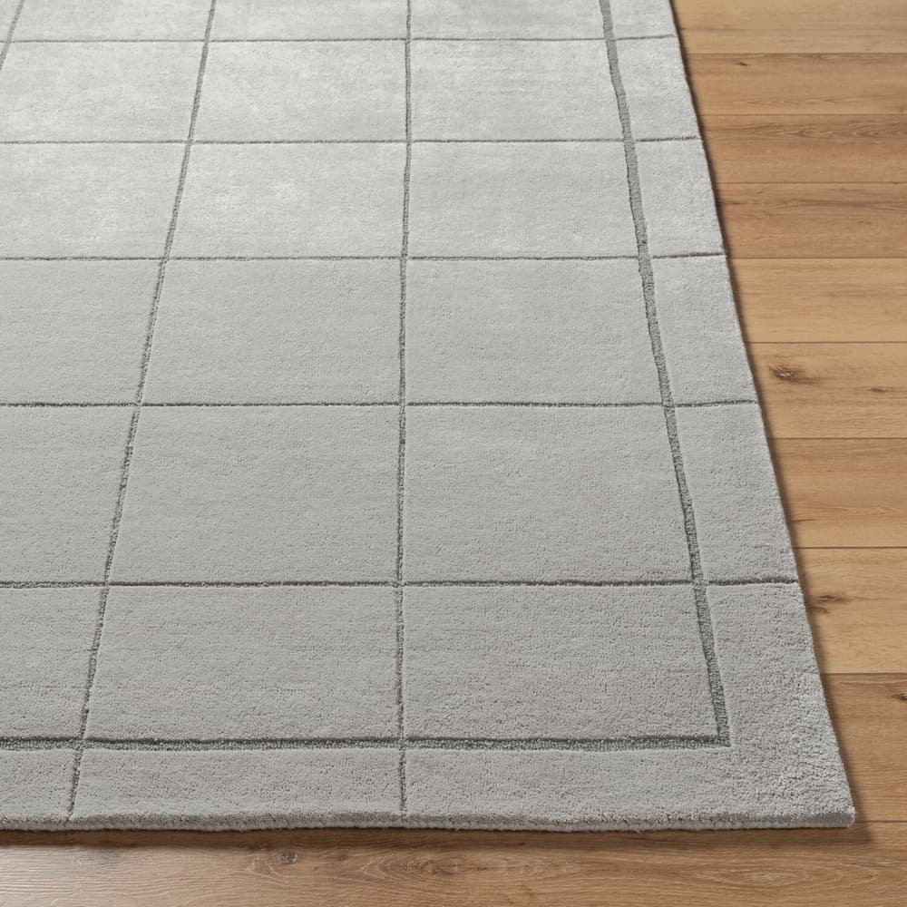 Brook Gray Handmade Rug by Livabliss - Image 4