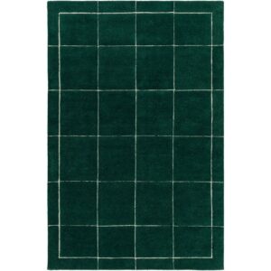 Brook Dark Green Handmade Rug by Livabliss
