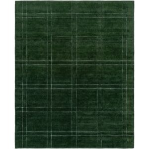 Brook Dark Green Handmade Rug by Livabliss