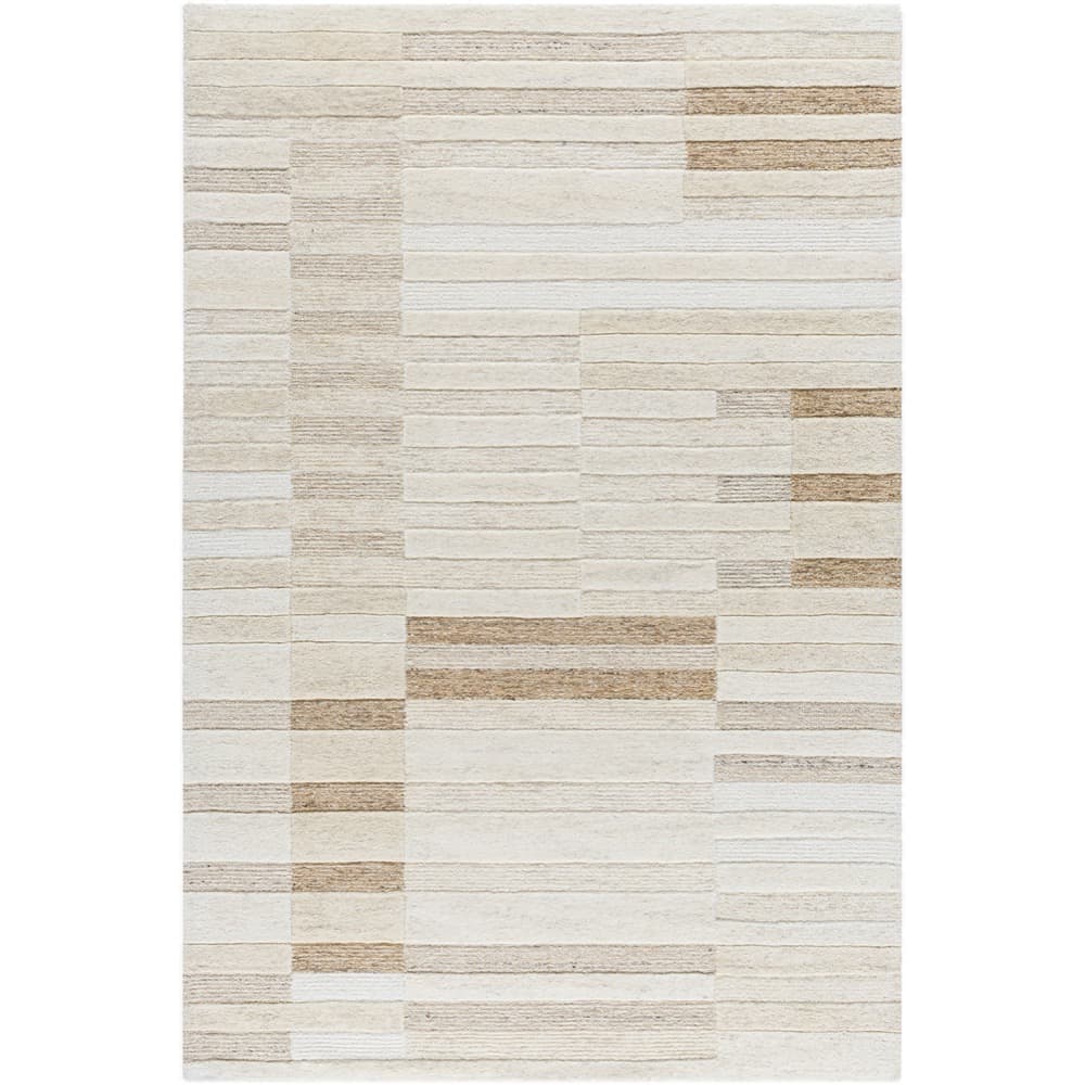 Brook Ivory Handmade Rug by Livabliss