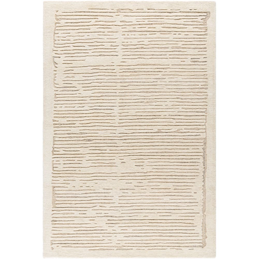 Brook Ivory Handmade Rug by Livabliss
