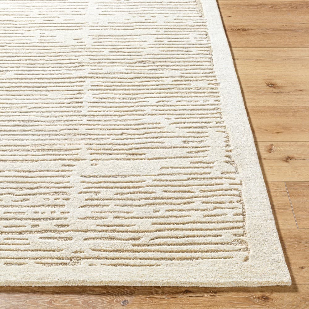 Brook Ivory Handmade Rug by Livabliss - Image 4