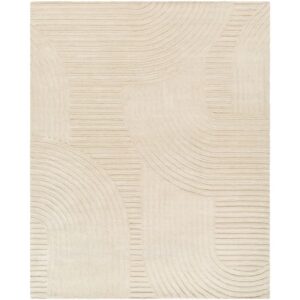 Brook Ivory Handmade Rug by Livabliss