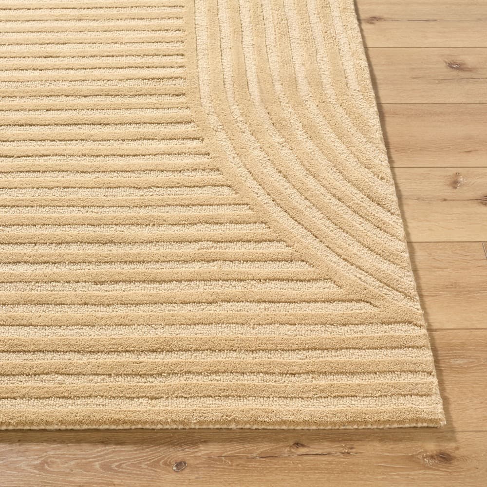 Brook Beige Handmade Rug by Livabliss - Image 2