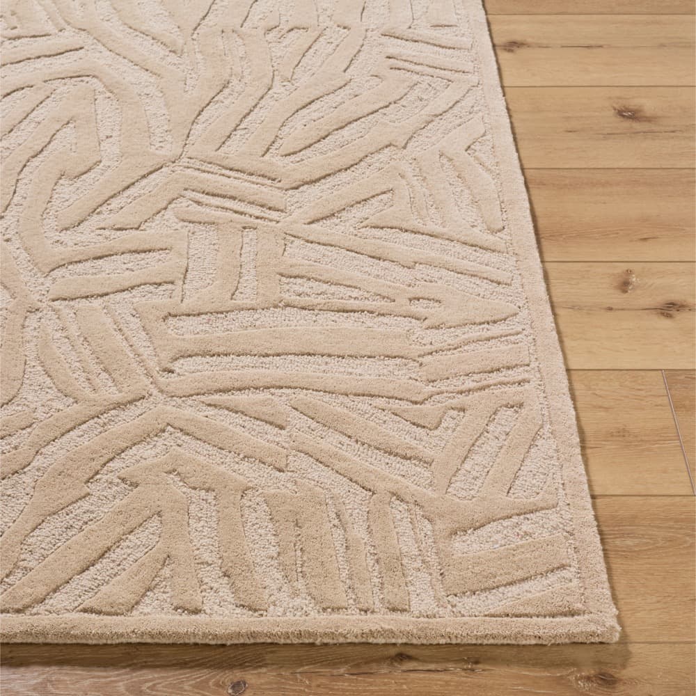 Brook Ivory Handmade Rug by Livabliss - Image 3