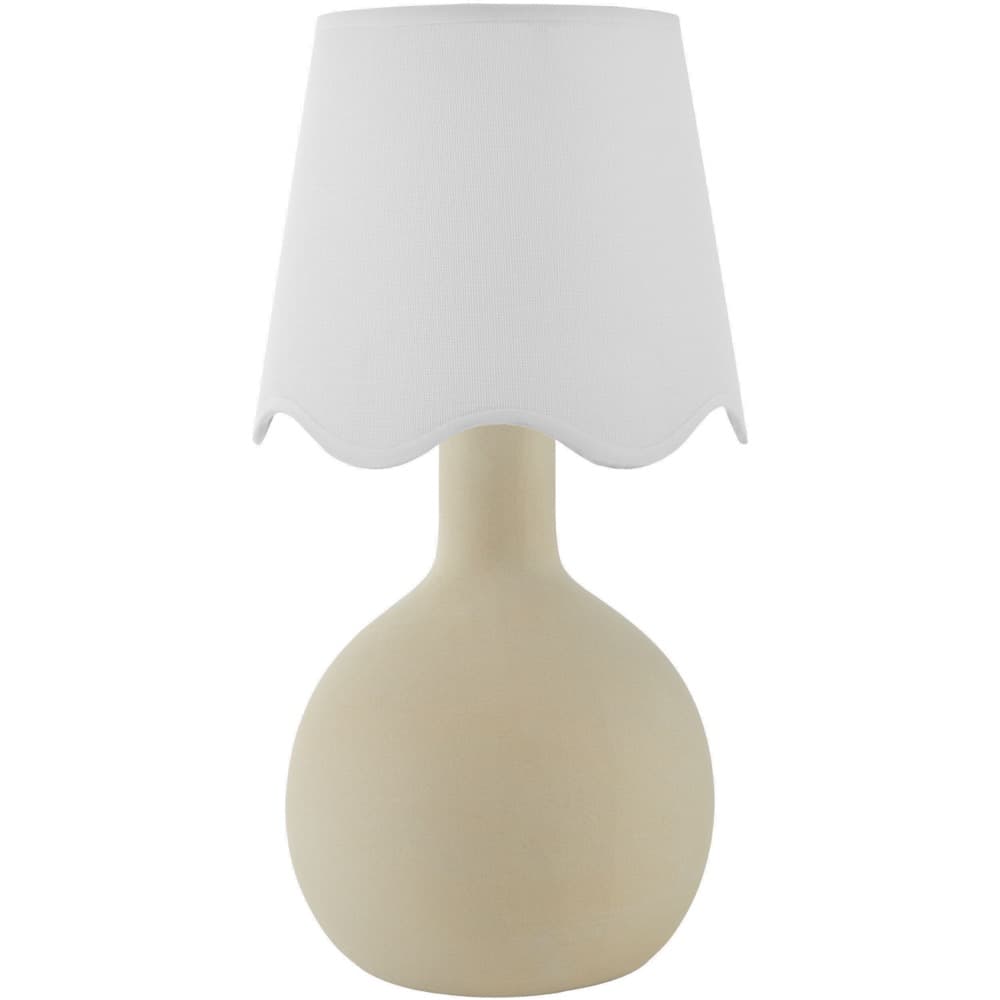 Balbao Cream Ceramic Table Lamp by Livabliss