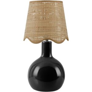 Balbao Black Ceramic Table Lamp by Livabliss