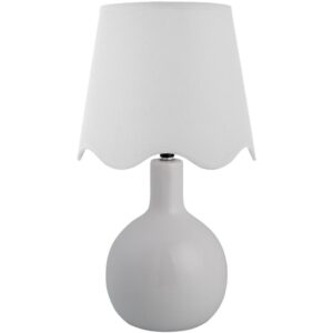 Balbao White Ceramic Table Lamp by Livabliss