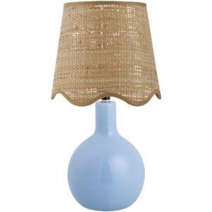 Balbao Blue Ceramic Table Lamp by Livabliss