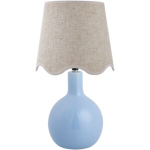 Balbao Blue Ceramic Table Lamp by Livabliss