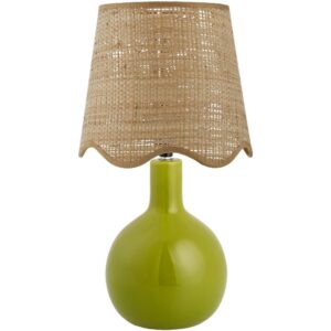 Balbao Green Ceramic Table Lamp by Livabliss