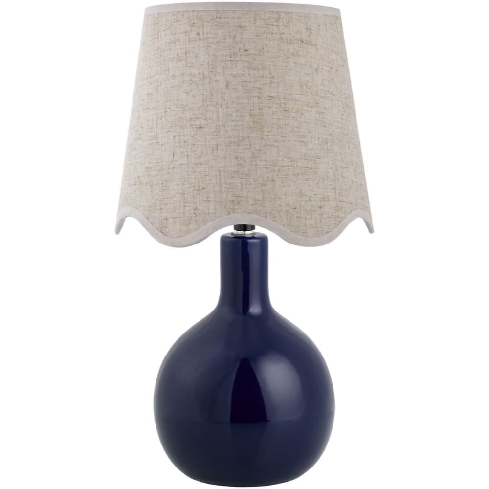 Balbao Dark Blue Ceramic Table Lamp by Livabliss