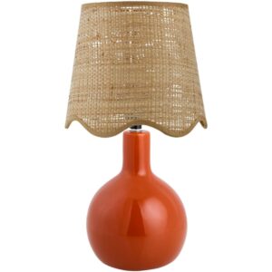 Balbao Red Ceramic Table Lamp by Livabliss