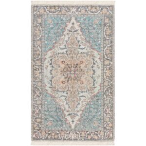 Belfast Teal Handmade Rug by Livabliss