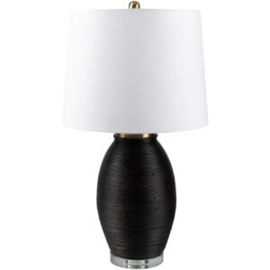 Brillo Brown Cement Table Lamp by Livabliss