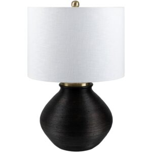 Brillo Brown Ceramic Table Lamp by Livabliss