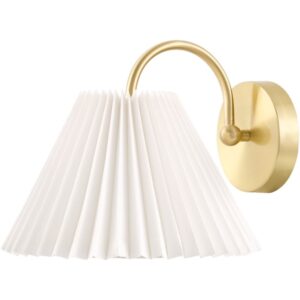 Bellette Metallic Brass Iron Wall Sconce by Livabliss