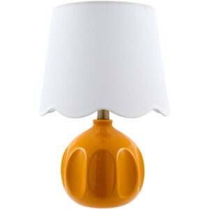 Bellune Orange Ceramic Table Lamp by Livabliss