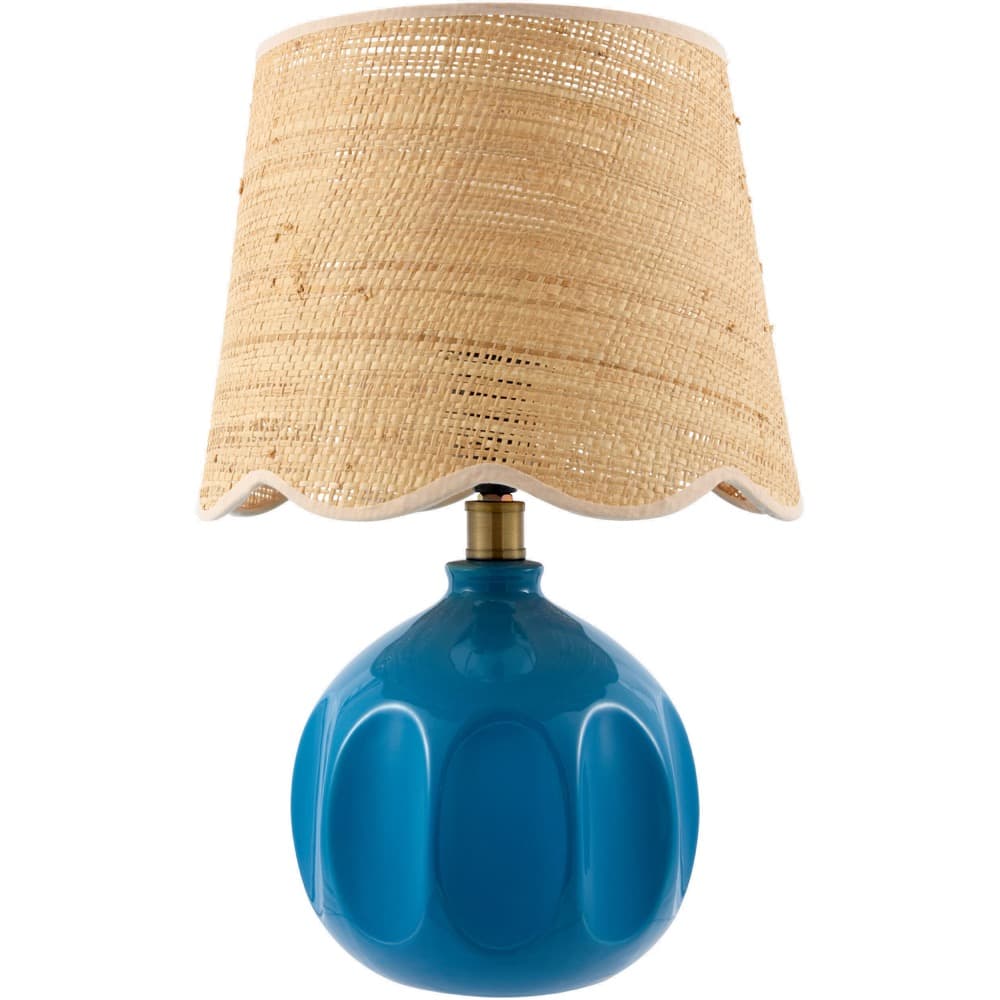 Bellune Blue Ceramic Table Lamp by Livabliss